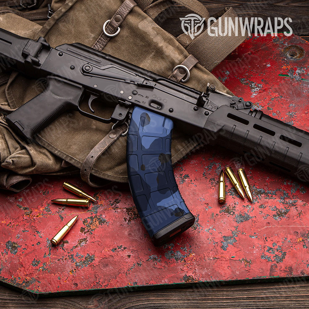 Cumulus Blue Midnight Gun Skin Vinyl Wrap