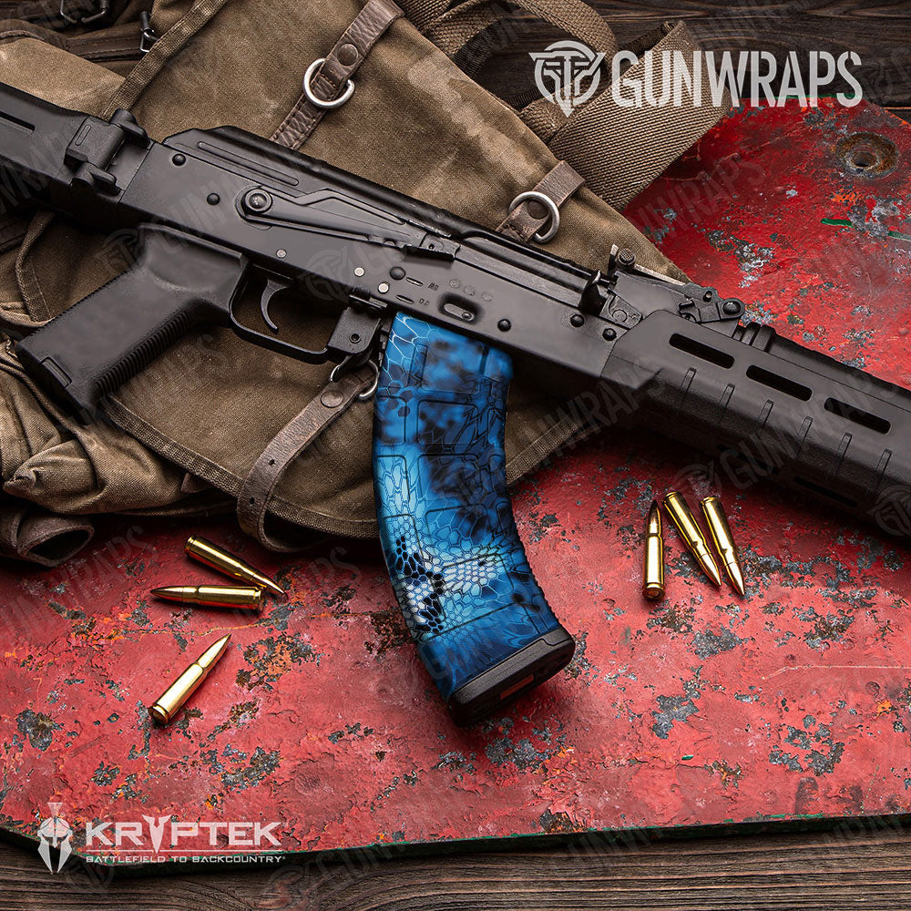 Kryptek Blue Lightning Gun Skin Vinyl Wrap