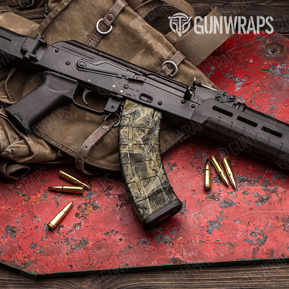 Nature Dry Grassland Duck Gun Skin Vinyl Wrap