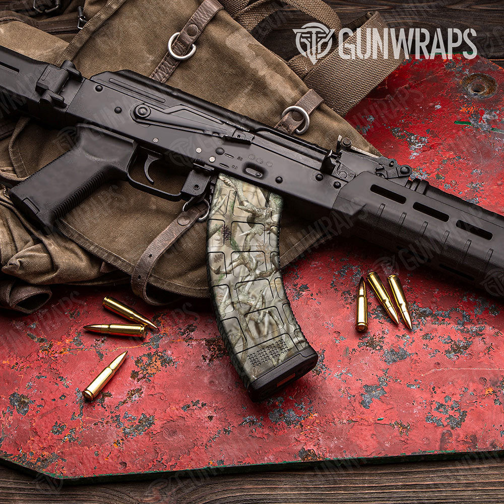 Nature Lifeless Woods Buck Skull Gun Skin Vinyl Wrap