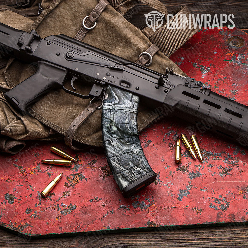 Stone Typhoon Gray Granite Gun Skin Vinyl Wrap