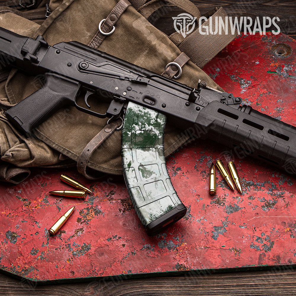 Substrate Snow Spruce Gun Skin Vinyl Wrap