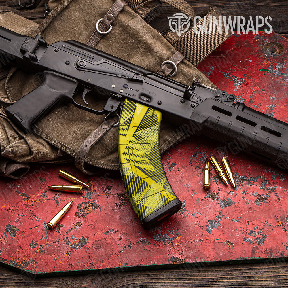 Trigon Elite Yellow Gun Skin Vinyl Wrap