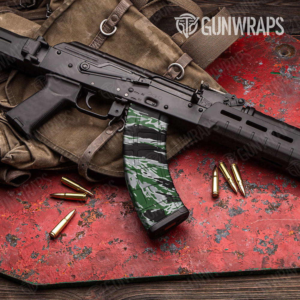 Vietnam Tiger Stripe Green Tiger Gun Skin Vinyl Wrap