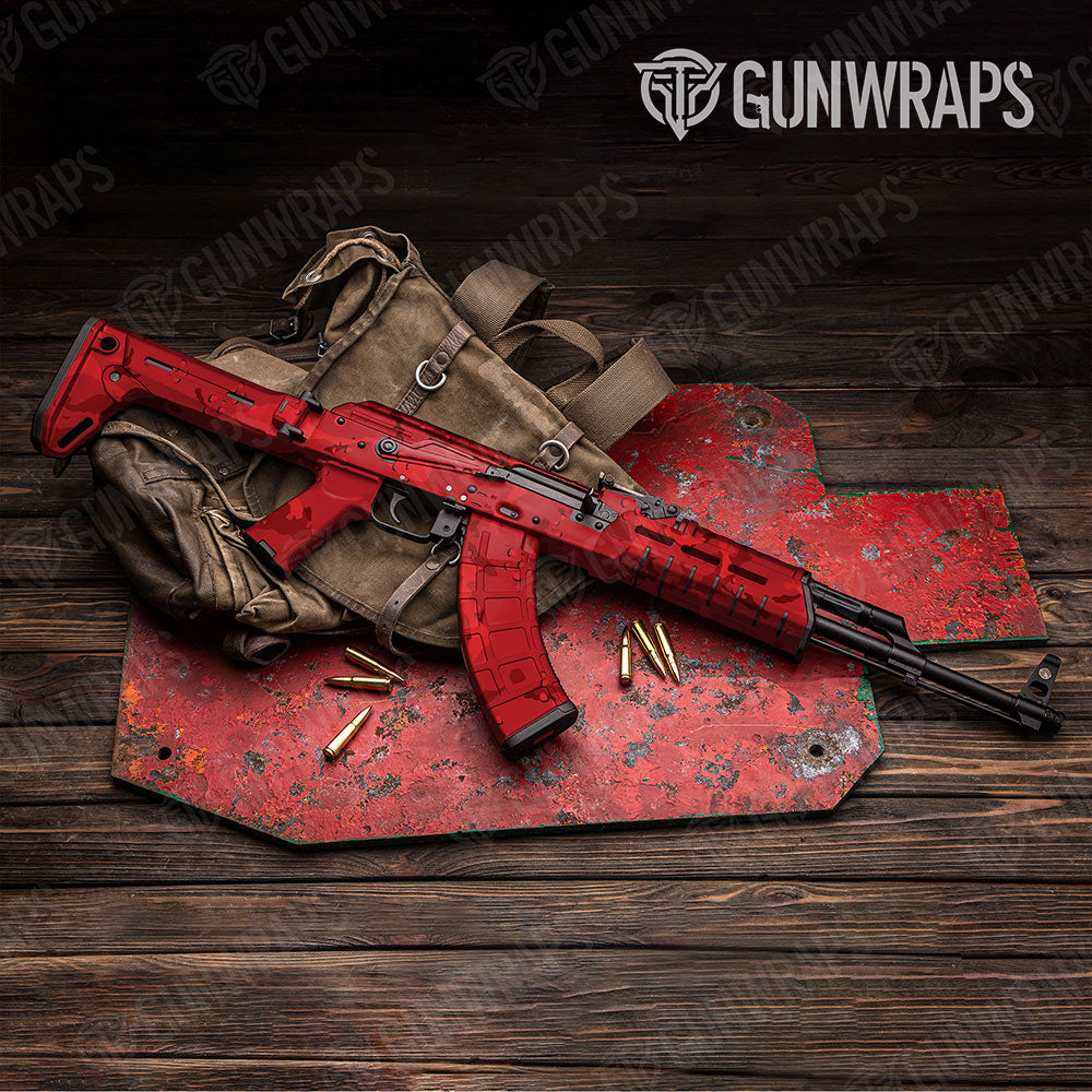 Battle Storm Elite Red Gun Skin Vinyl Wrap