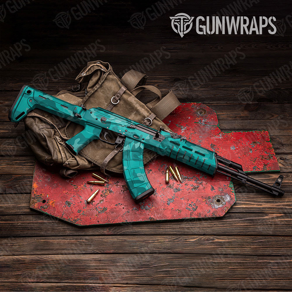 Classic Elite Tiffany Blue Gun Skin Vinyl Wrap