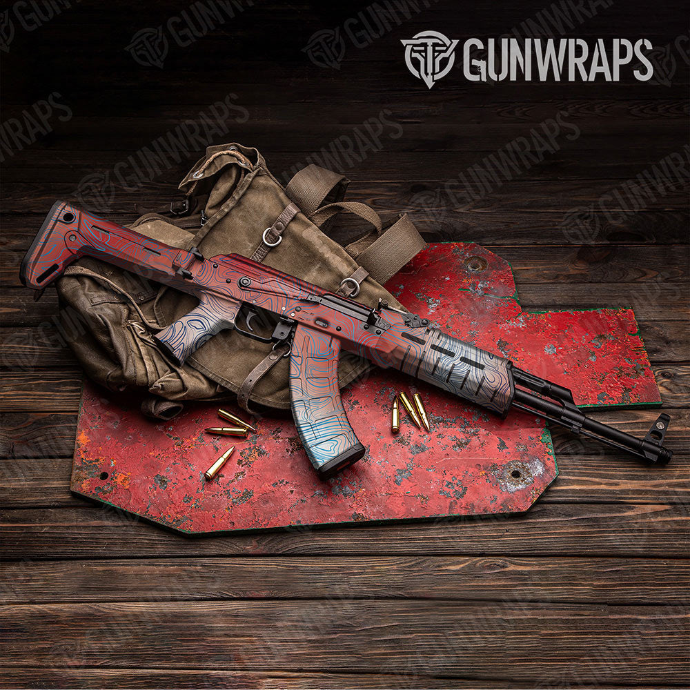 Damascus Patriot Gun Skin Vinyl Wrap
