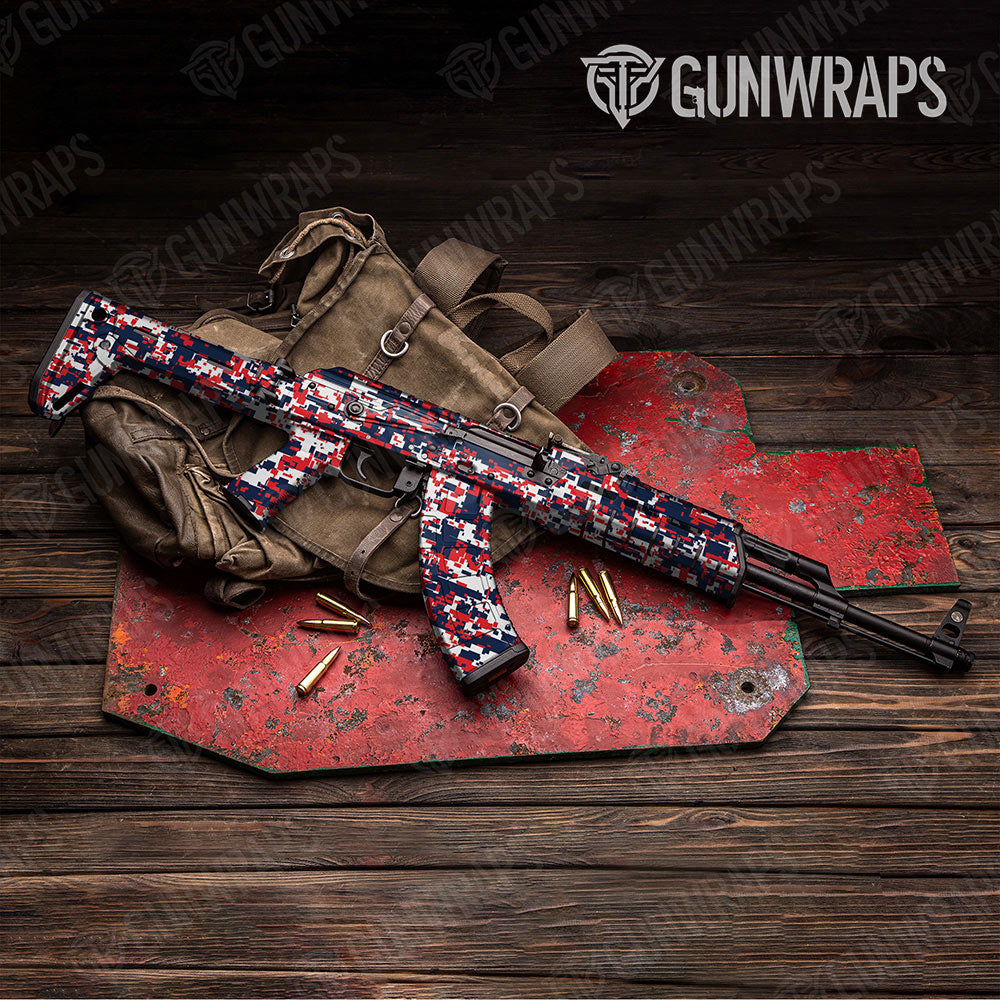 Digital America Gun Skin Vinyl Wrap