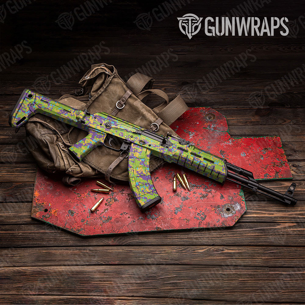 Digital Carnival Gun Skin Vinyl Wrap