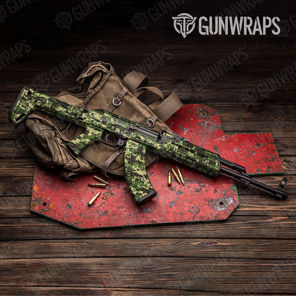 Digital Jungle Gun Skin Vinyl Wrap
