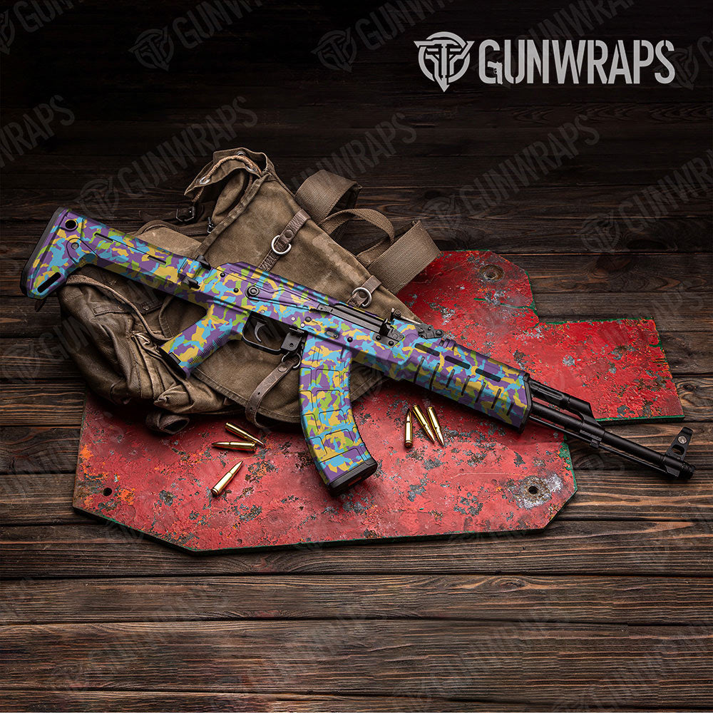 Erratic Carnival Gun Skin Vinyl Wrap