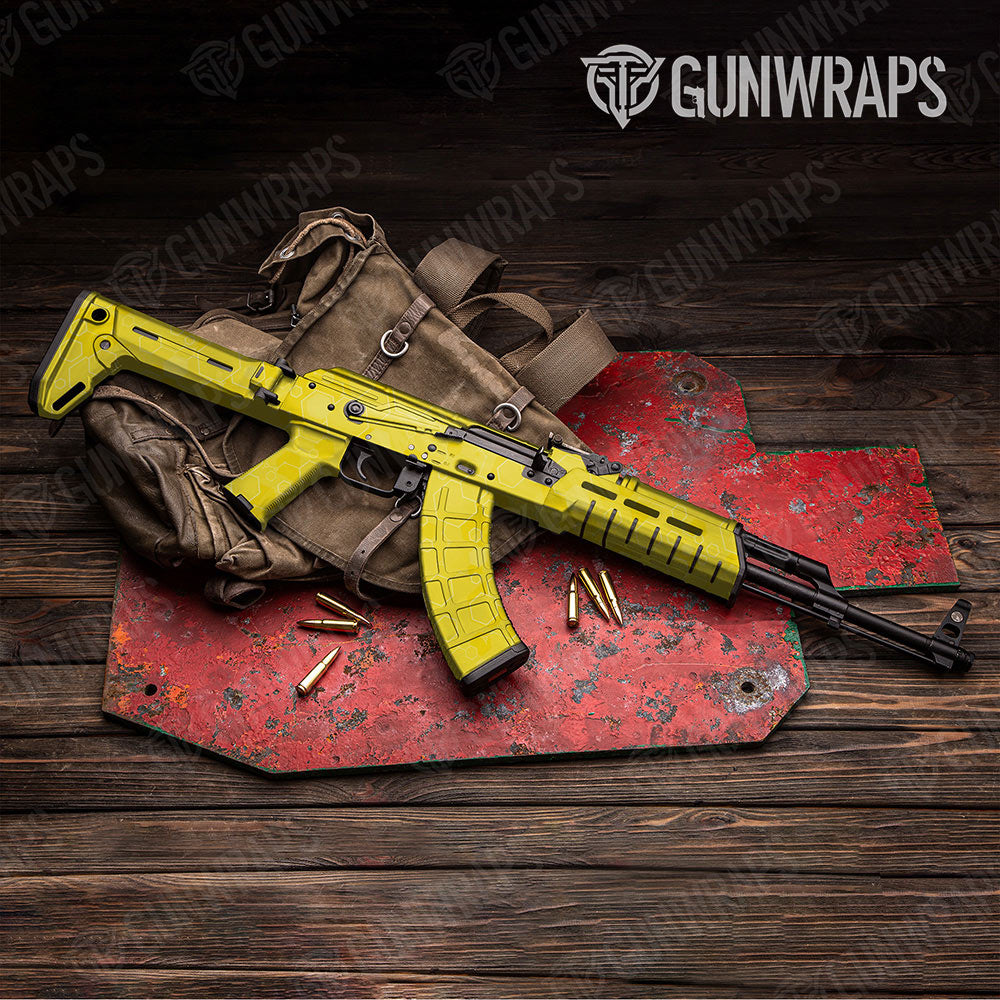 Hex DNA Elite Yellow Gun Skin Vinyl Wrap