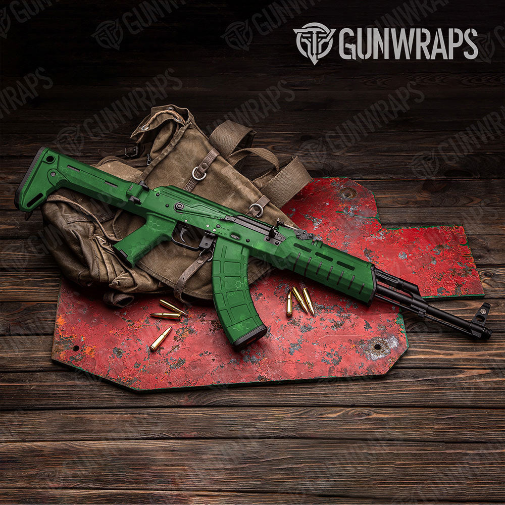 Hex Electric Green Gun Skin Vinyl Wrap