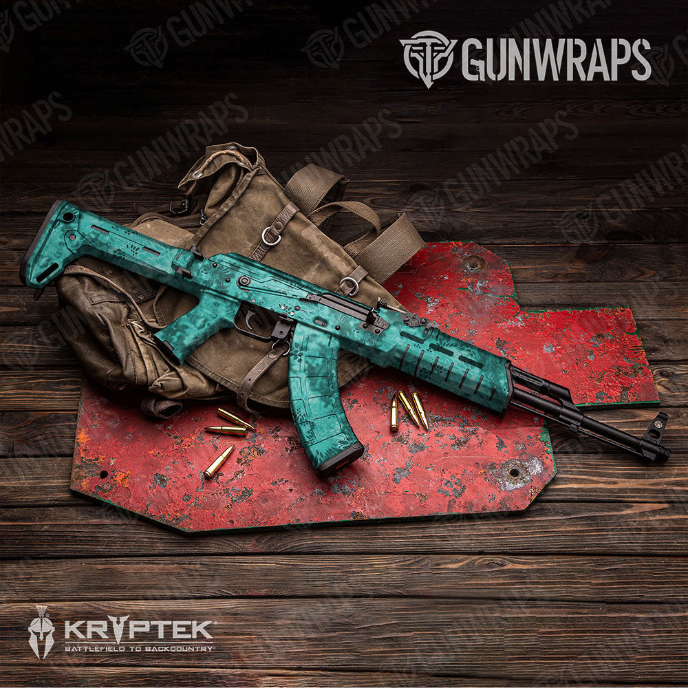 Kryptek Tiffany Blue Gun Skin Vinyl Wrap