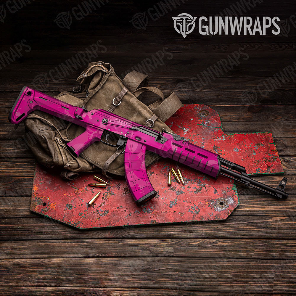 Ragged Elite Magenta Gun Skin Vinyl Wrap