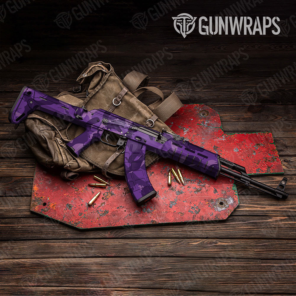 Ragged Elite Purple Gun Skin Vinyl Wrap