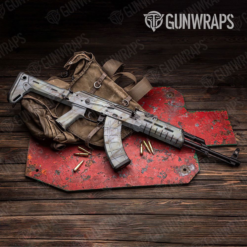 Stone Calacatta Gold Marble Gun Skin Vinyl Wrap