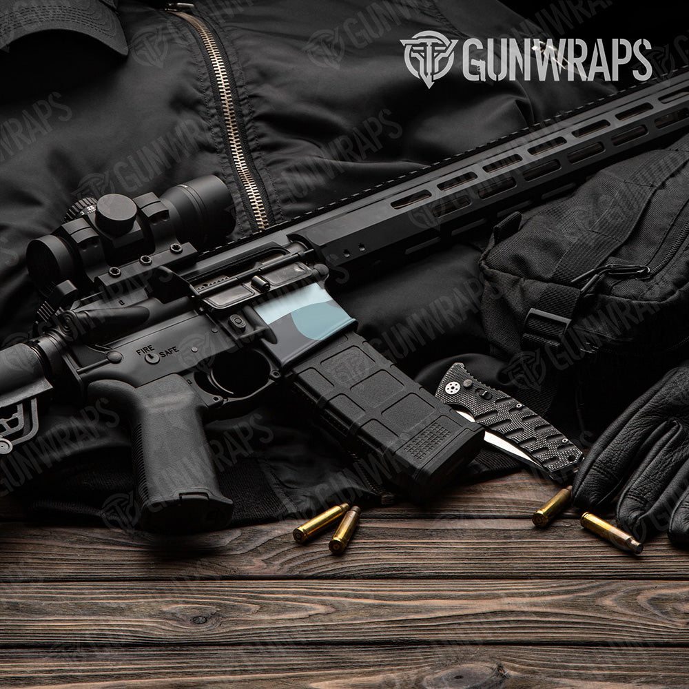 AR-15 Mag Well Classic Overcast Gun Skin Vinyl Wrap