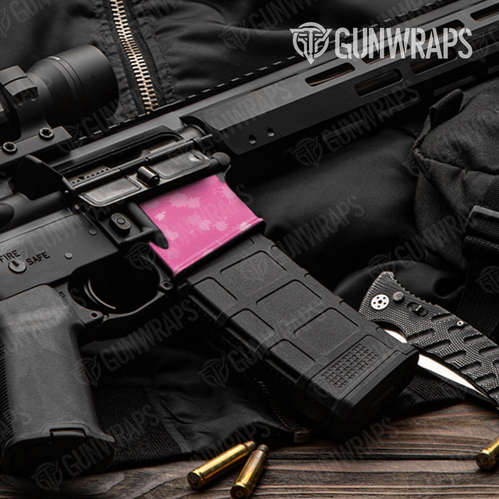 AR-15 Mag Well Paintball Elite Pink Gun Skin Vinyl Wrap
