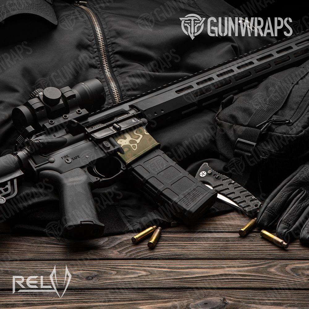 AR-15 Mag Well RELV Moab Gun Skin Vinyl Wrap