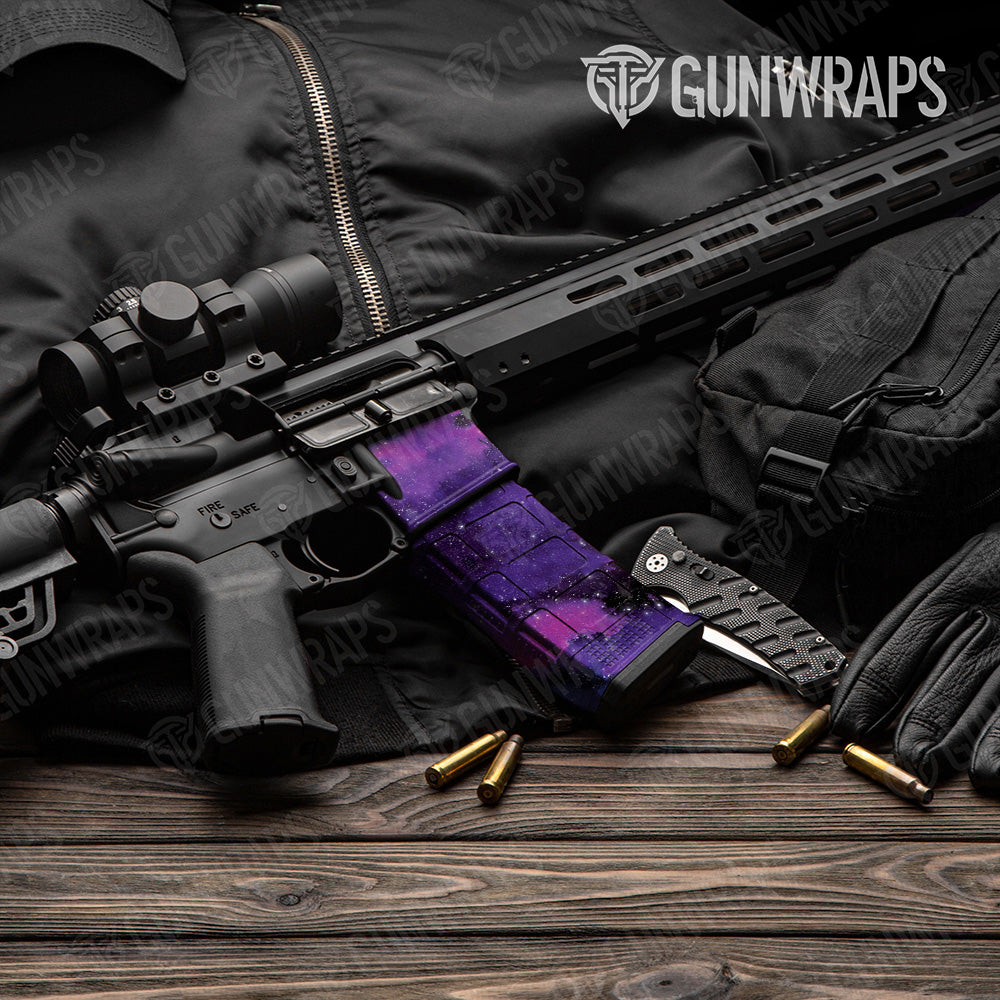 AR-15 Mag & Mag Well Galaxy Metro Gun Skin Vinyl Wrap