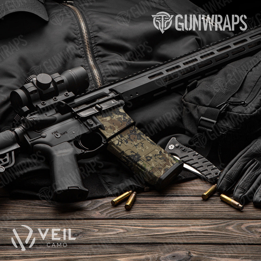 AR-15 Mag & Mag Well Veil Summit Gun Skin Vinyl Wrap