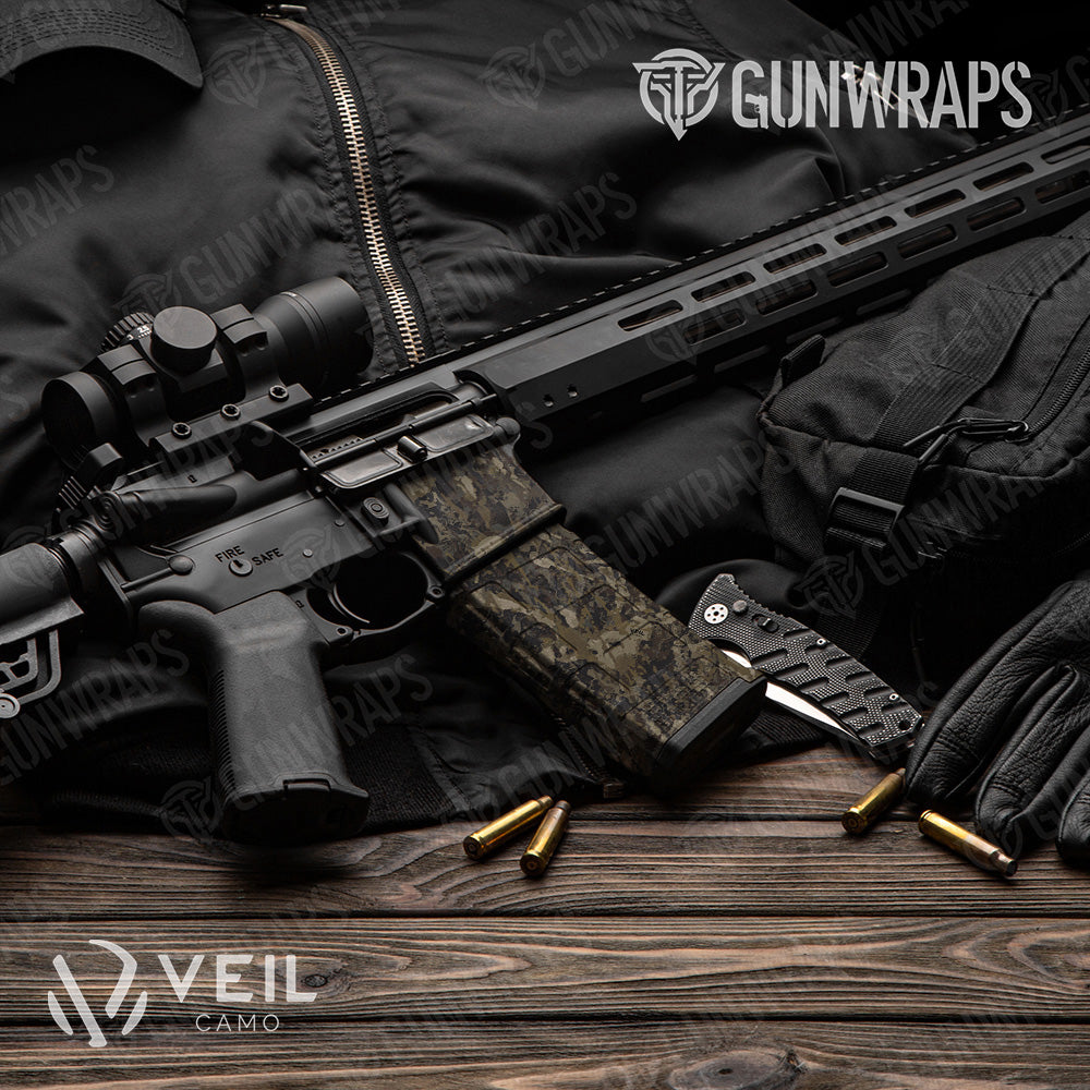 AR-15 Mag & Mag Well Veil Torrent Gun Skin Vinyl Wrap