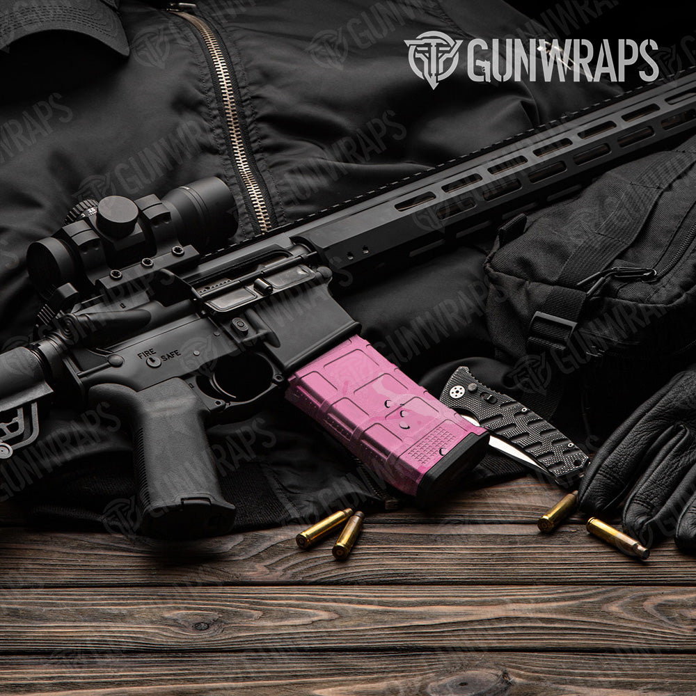 AR-15 Mag Battle Storm Elite Pink Gun Skin Vinyl Wrap