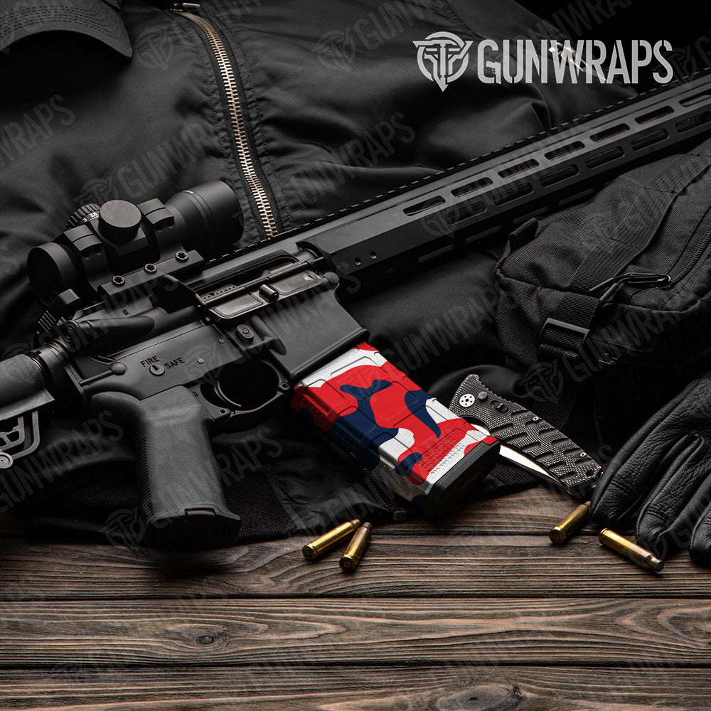 AR-15 Mag Classic America Gun Skin Vinyl Wrap