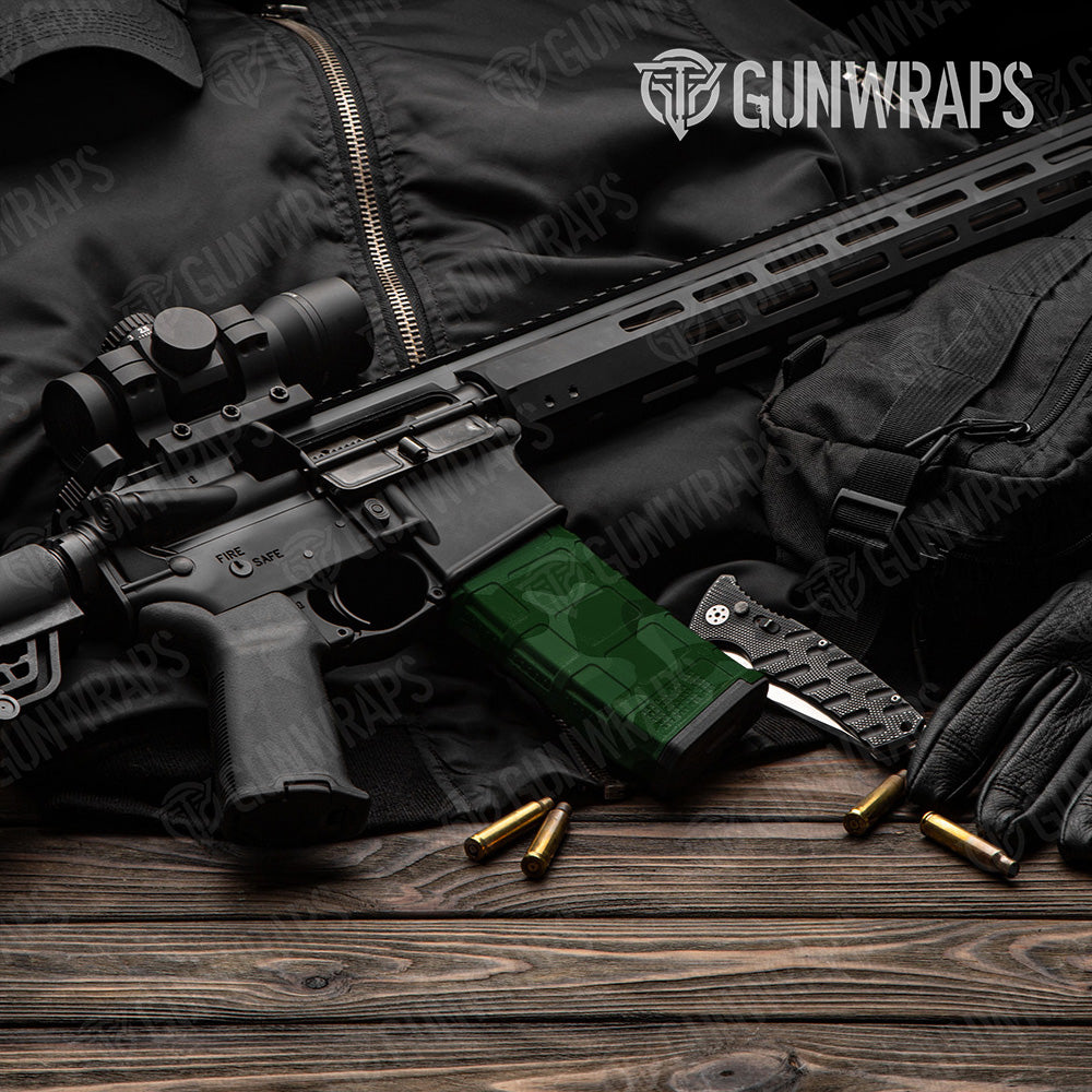 AR-15 Mag Classic Elite Green Gun Skin Vinyl Wrap