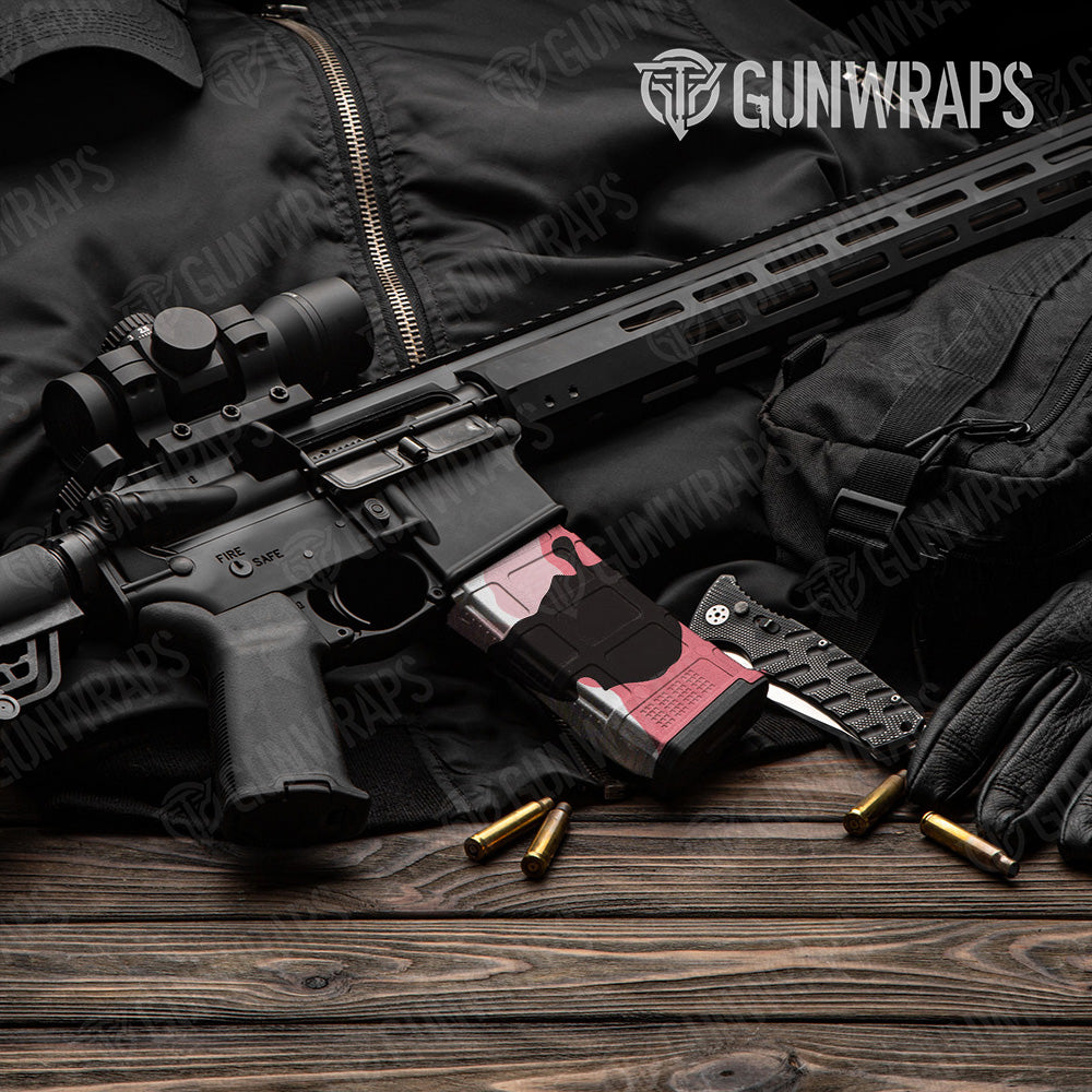 AR-15 Mag Cumulus Pink Gun Skin Vinyl Wrap