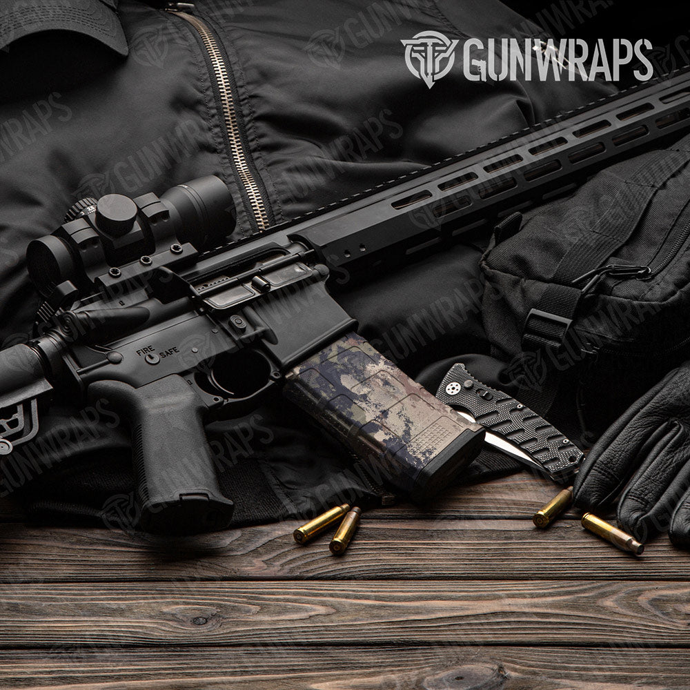 AR-15 Mag Substrate Saigon Gun Skin Vinyl Wrap