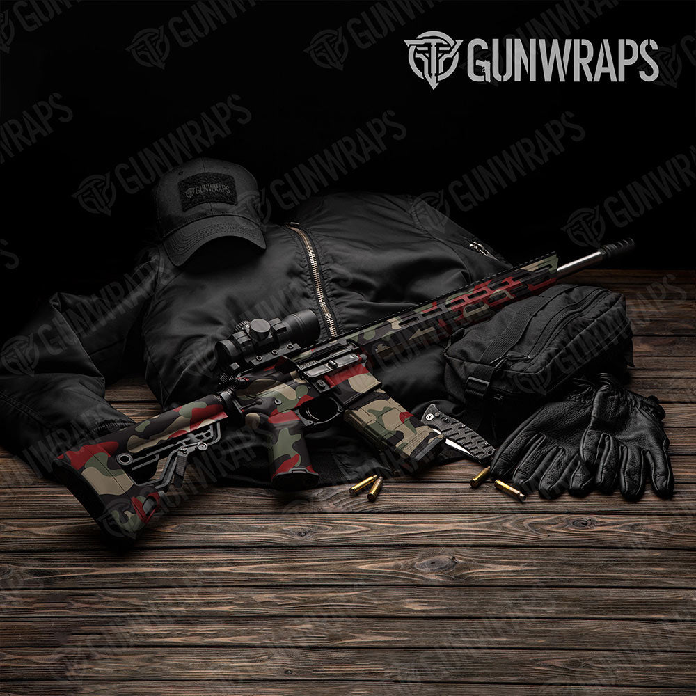 Classic Militant Red Gun Skin Vinyl Wrap