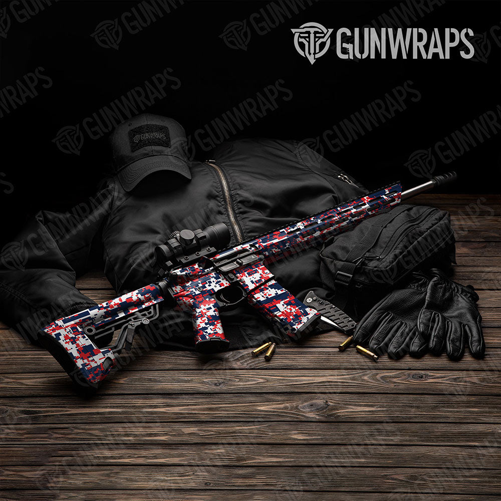 Digital America Gun Skin Vinyl Wrap