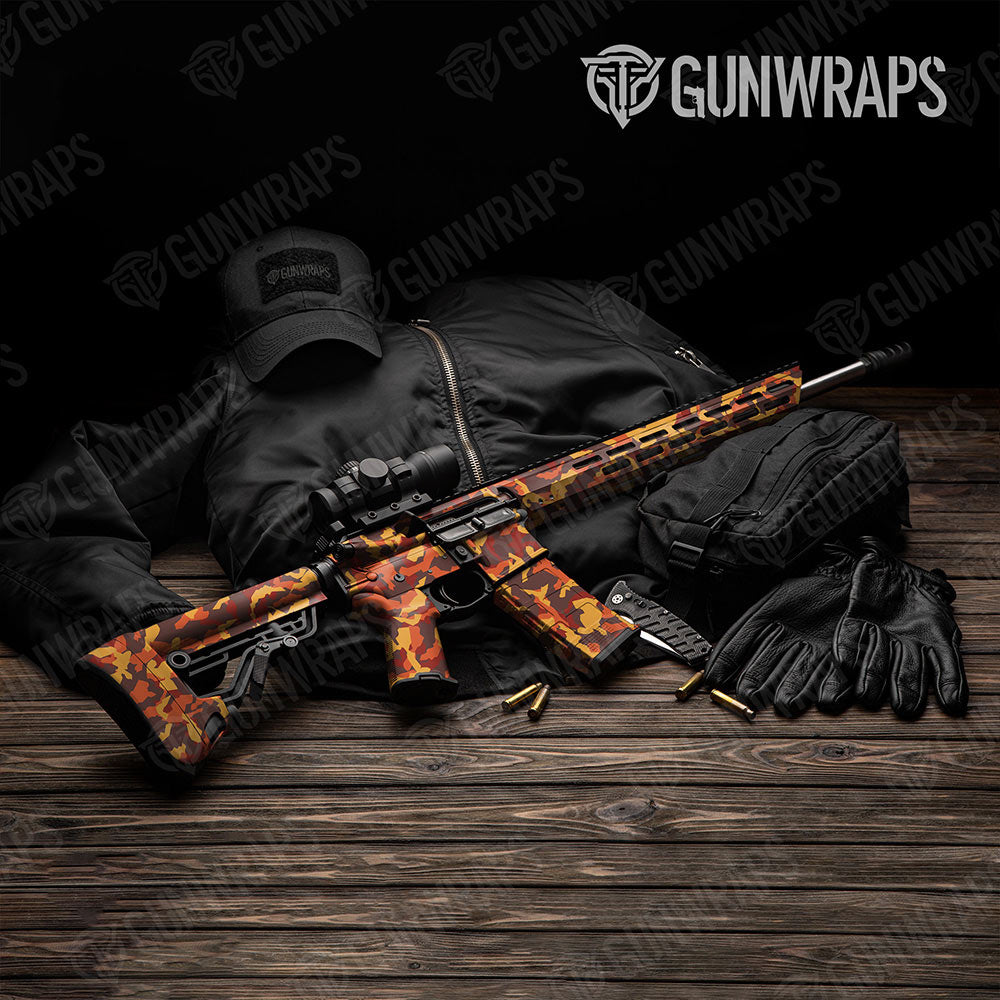 Erratic Autumn Gun Skin Vinyl Wrap