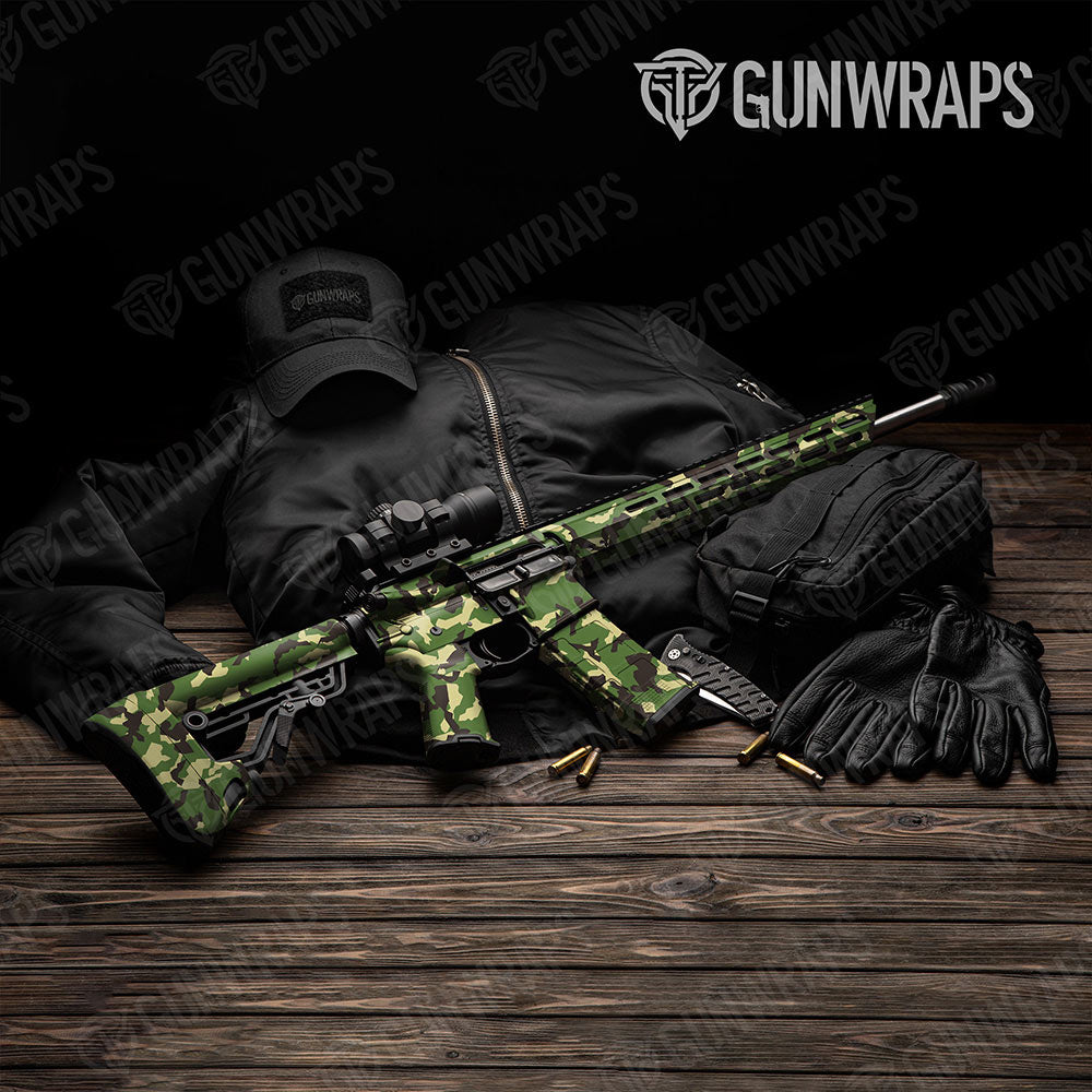 Erratic Jungle Gun Skin Vinyl Wrap