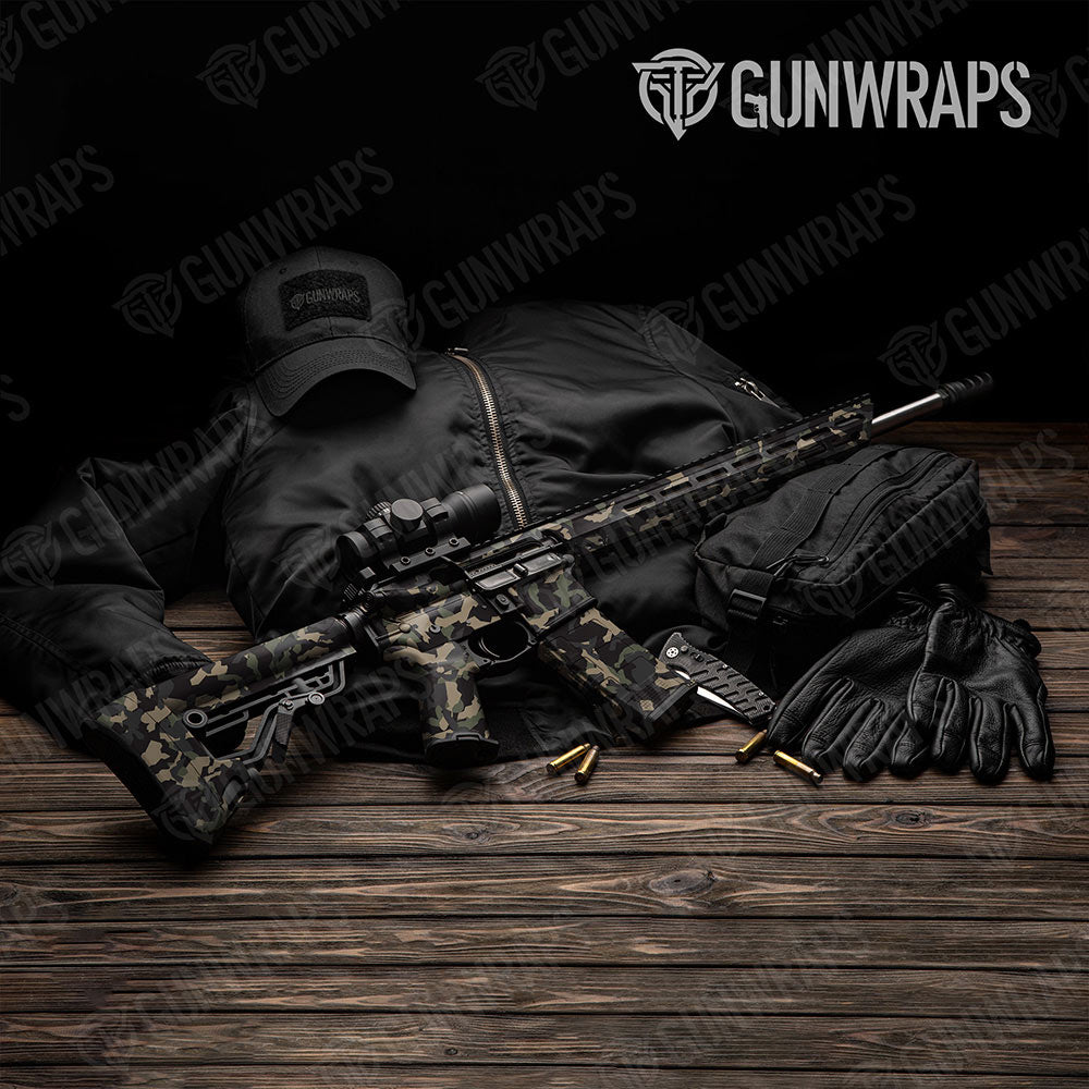 Erratic Militant Charcoal Gun Skin Vinyl Wrap