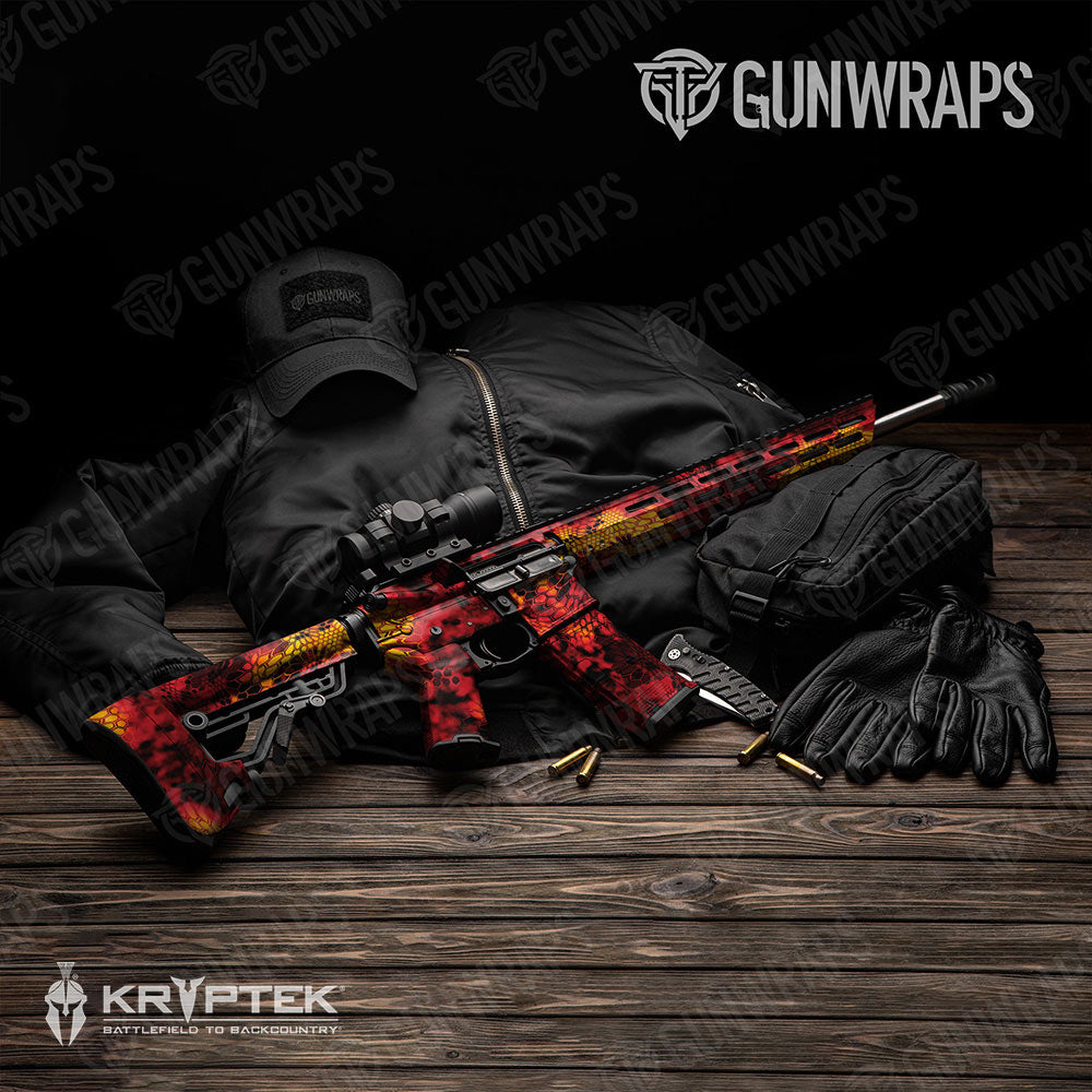 Kryptek Lava Gun Skin Vinyl Wrap