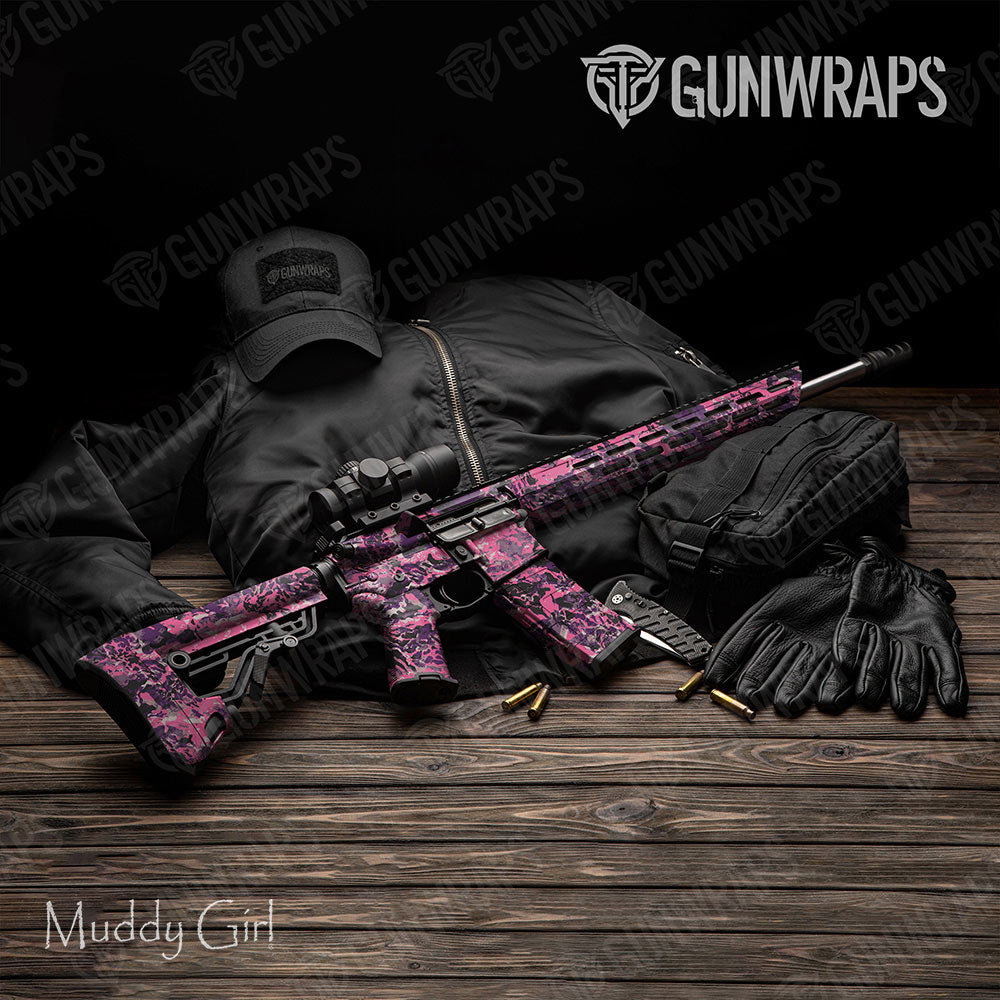 Muddy Girl Flat Gun Skin Vinyl Wrap