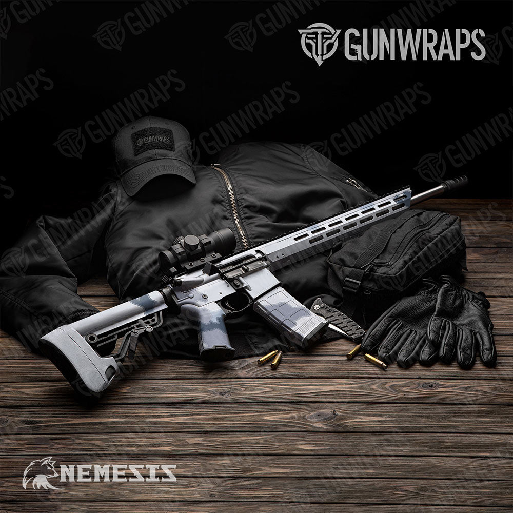 Nemesis Snow Tundra Gun Skin Vinyl Wrap
