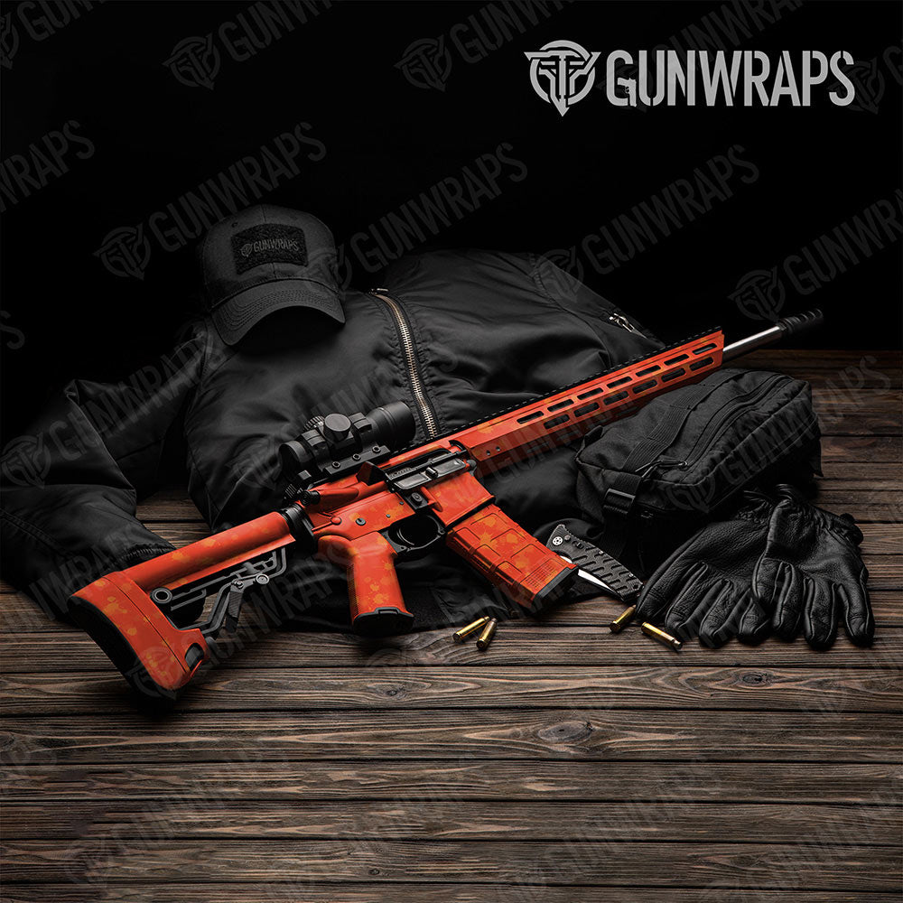 Paintball Elite Orange Gun Skin Vinyl Wrap