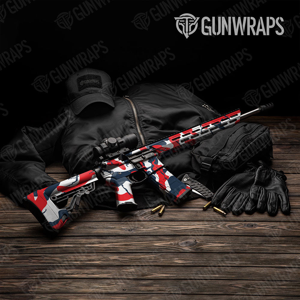 Ragged America Gun Skin Vinyl Wrap