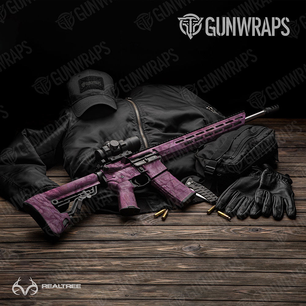 Realtree Aspect Cranberry Gun Skin Vinyl Wrap