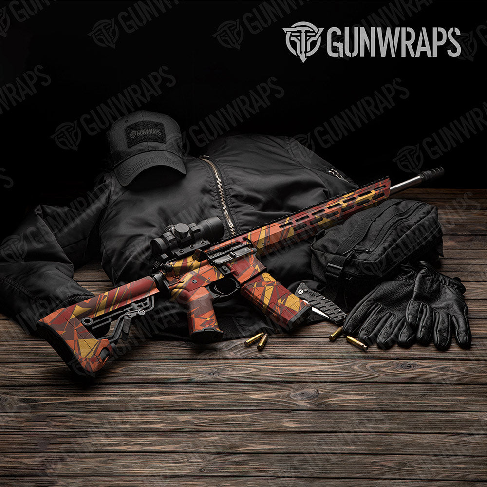 Sharp Autumn Gun Skin Vinyl Wrap