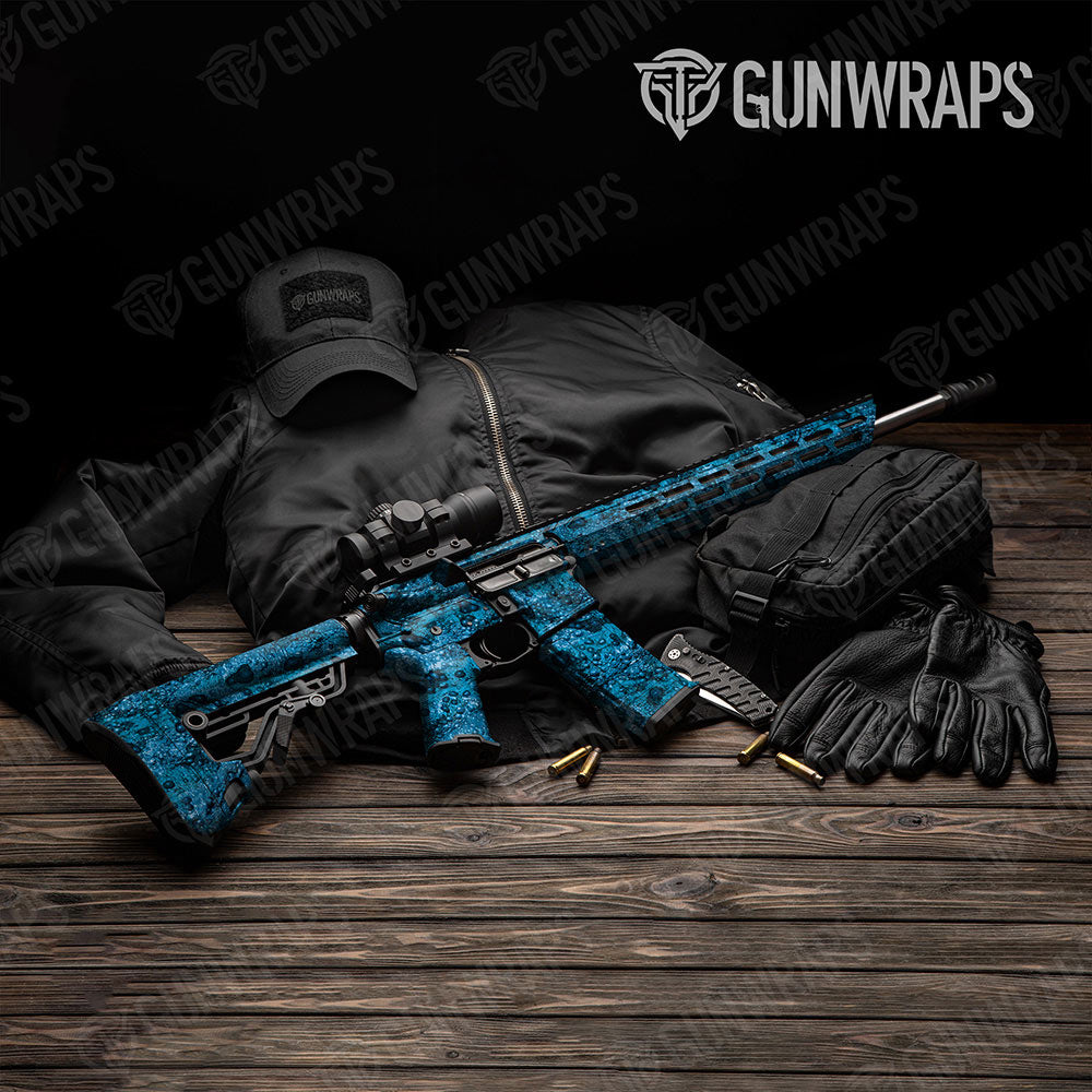 Toadaflage Blue Gun Skin Vinyl Wrap