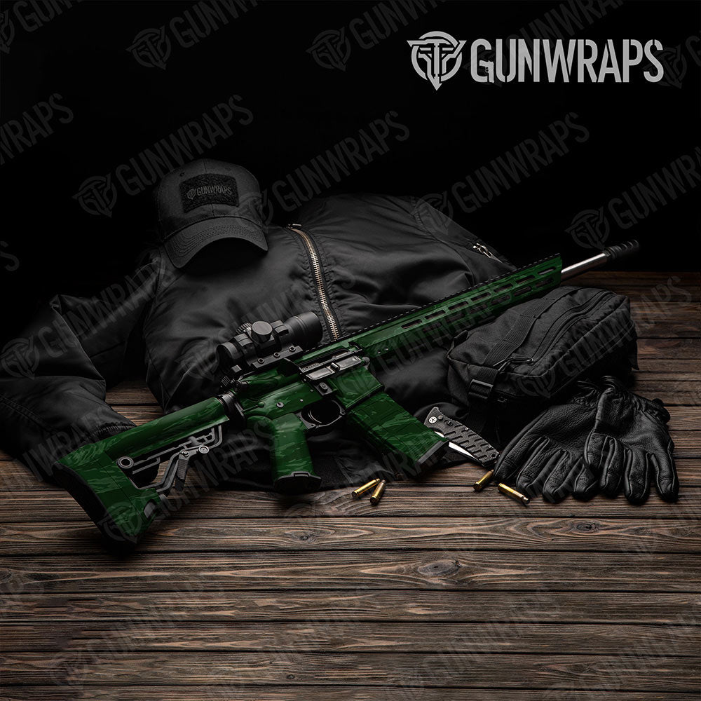 Vietnam Tiger Stripe Elite Green Gun Skin Vinyl Wrap