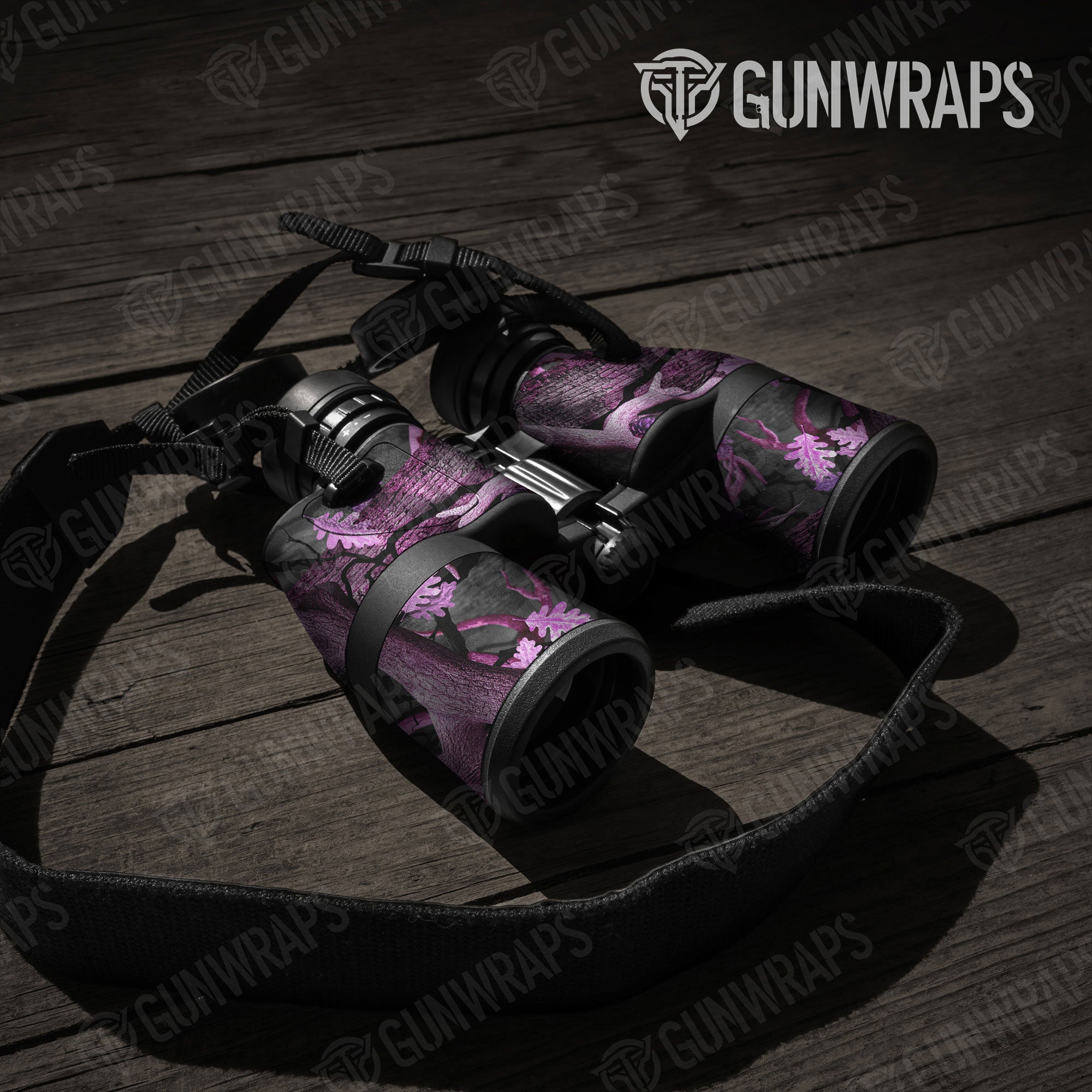 Nature Pink Lifeless Woods Gun Skin Vinyl Wrap