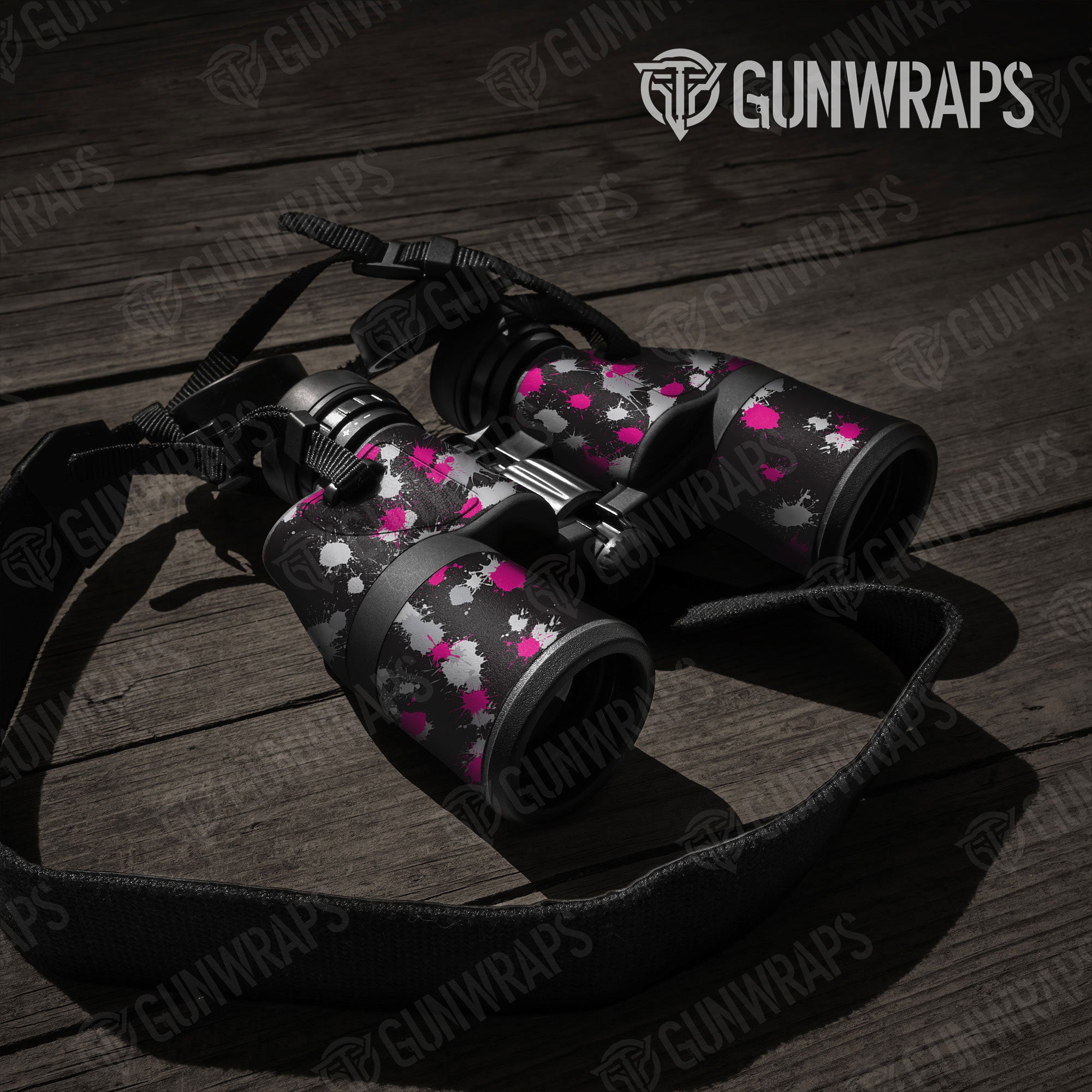 Paintball Magenta Tiger Gun Skin Vinyl Wrap