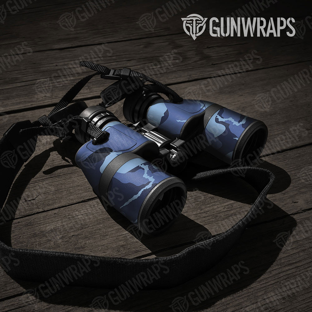 Ragged Blue Urban Night Gun Skin Vinyl Wrap