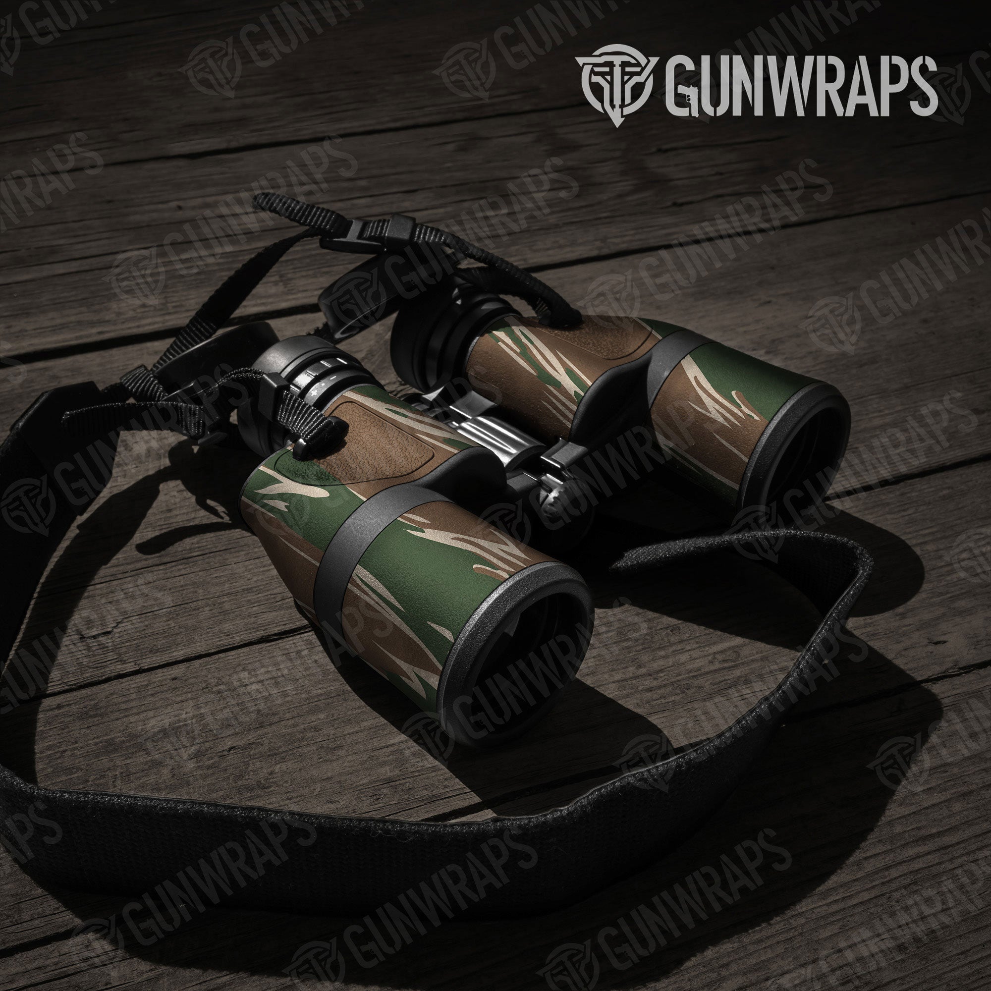 Shredded Woodland Gun Skin Vinyl Wrap